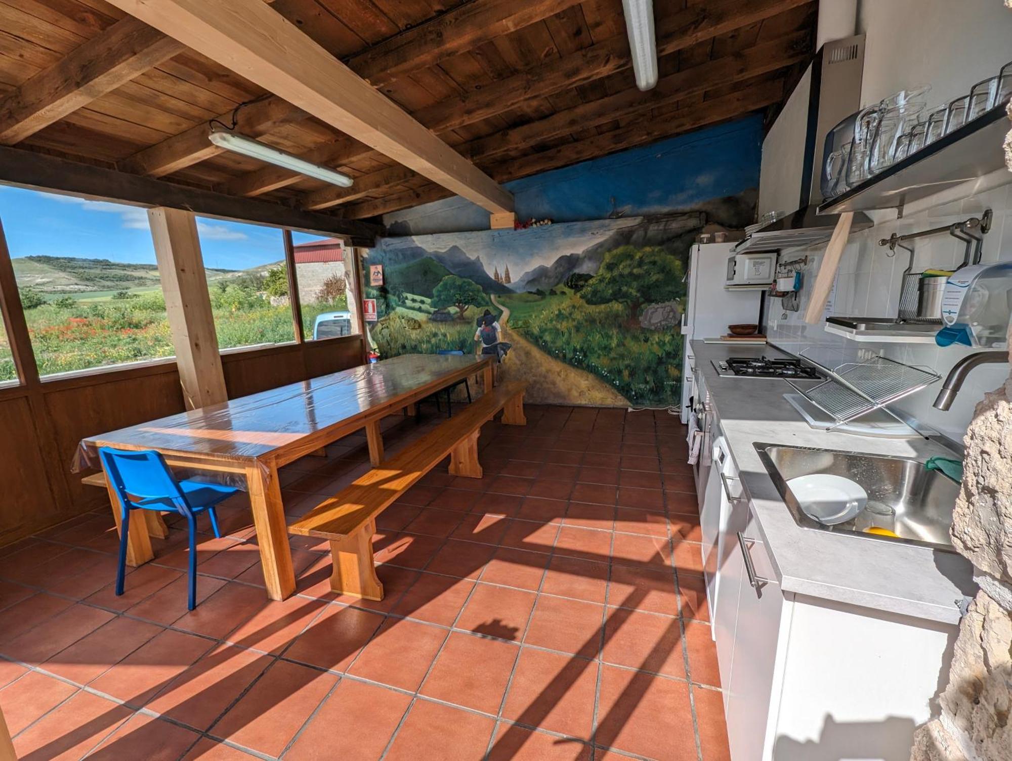 Albergue El Alfar/Pilgrim Hostel Hornillos del Camino Exteriör bild